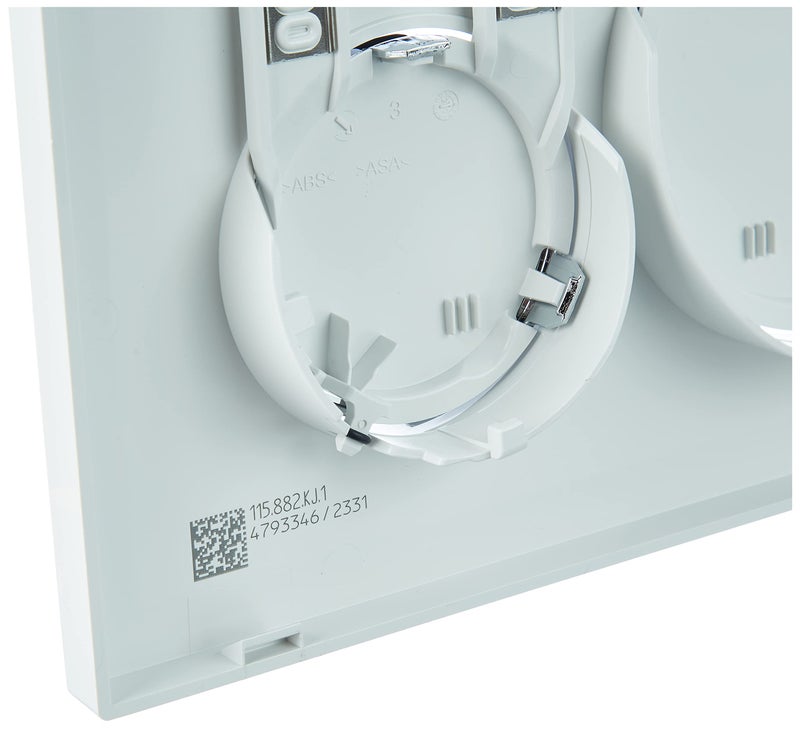 Geberit لوحة تشغيل مزدوجة جيبريت G115882KJ1 سيغما 20 1.6 / .8 جالون لكل عملية تدفق باللون الأبيض / الكروم المصقول - Image 3